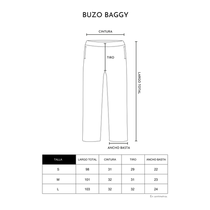 BUZO BAGGY AZUL