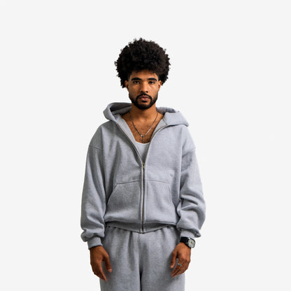 ZIP HOODIE GRIS